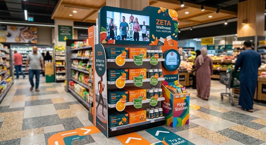 Geometric Patterns Retail Display